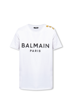 Balmain T-shirt with logo | Women's Clothing | Vitkac